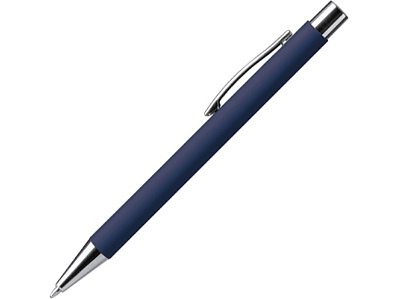Ручка металлическая шариковая soft-touch DOVER (Темно-синий)