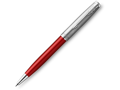 Ручка шариковая Parker Sonnet (Красный, серебристый)