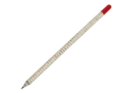 Растущий карандаш с семенами гвоздики (Бело-серый/красный)