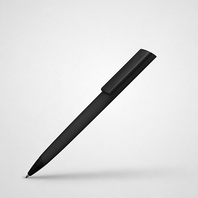Ручка пластиковая шариковая C1 soft-touch (Чёрный)