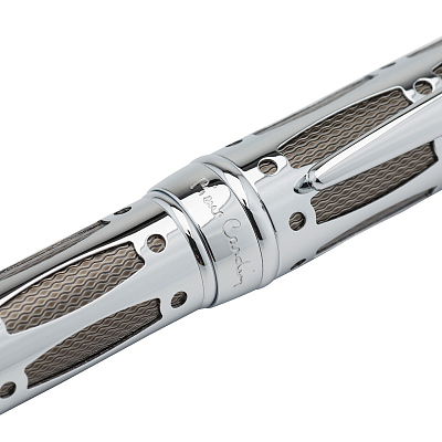 Ручка перьевая Pierre Cardin The ONE, цвет - серебристый и черный. Упаковка L.