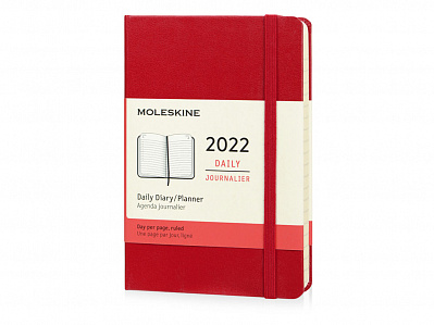 Ежедневник датированный А6 (Pocket) Classic на 2022 г. (Красный)