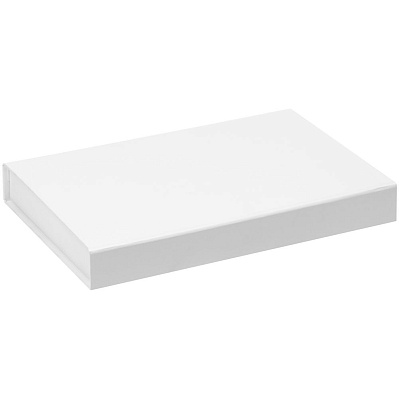 Коробка Silk с ложементом под ежедневник 10x16 см, аккумулятор и ручку, белая (Белый)