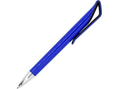 Ручка пластиковая шариковая IRATI (Черный/королевский синий)