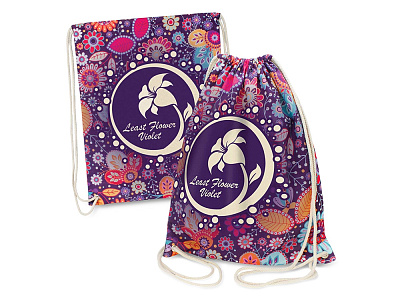 Рюкзак-мешок с возможностью полноцветной печати (Натуральный)