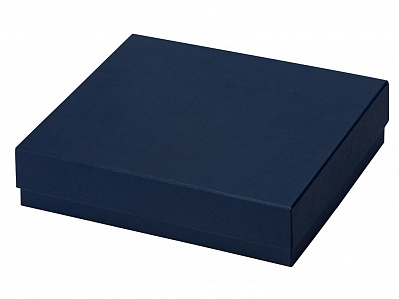 Коробка с ложементом Smooth L для ручки, флешки и блокнота А5 (Синий)