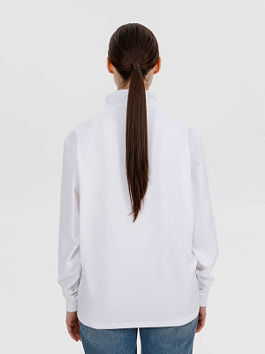 Свитшот на молнии Morfiss, белый