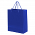 Пакет подарочный GLAM 27х12х32  см, синий - Фото 1