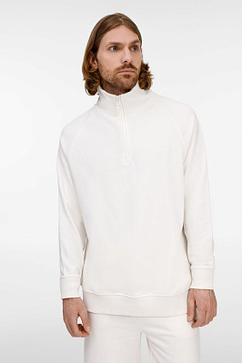 Толстовка унисекс S3, черная (Белый)