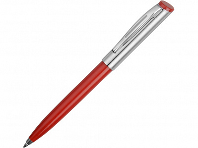 Ручка металлическая шариковая Карнеги (Красный/серебристый)