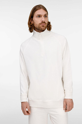 Толстовка унисекс S3, молочно-белая