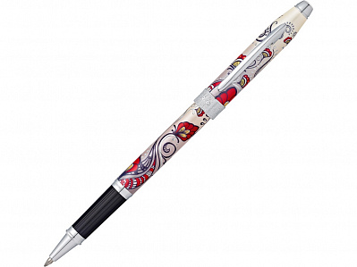 Ручка-роллер Botanica (Серебристый/красный/черный)