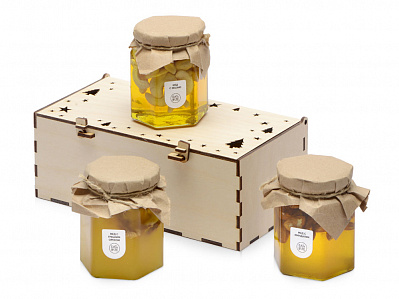 Подарочный набор Trio honey (Натуральный)