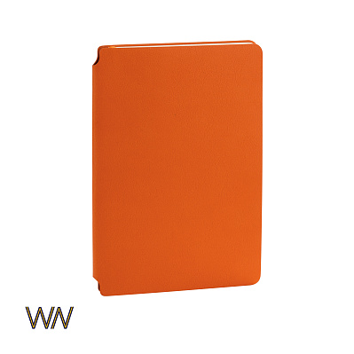 Ежедневник недатированный "Альба", формат А5, гибкая обложка  (Оранжевый)