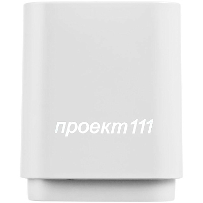 Беспроводная колонка с подсветкой гравировки Glim, белая