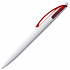 Ручка шариковая Bento, белая с красным - Фото 2