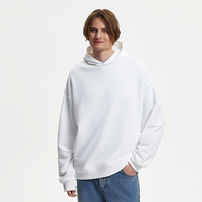 Худи оверсайз унисекс Фьюжн (Fusion) , размер 2XS (Белый)