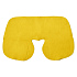 Подушка ROAD  надувная дорожная в футляре; желтый; 43,5х27,5 см; твил; шелкография - Фото 2