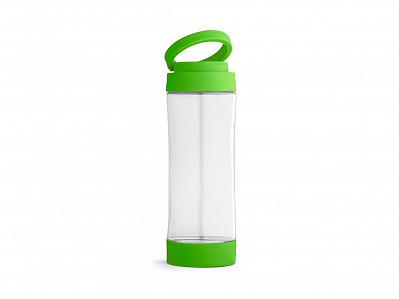 Стеклянная спортивная бутылка  QUINTANA, 390 мл (Светло-зеленый)