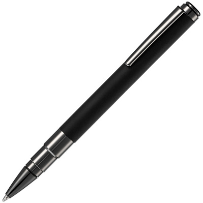 Ручка шариковая Kugel Gunmetal, черная (Черный)