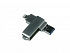 USB 3.0/micro USB/Lightning- флешка на 32 Гб с поворотным механизмом - Фото 1