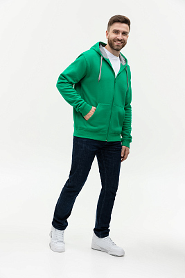 Толстовка мужская STAN с капюшоном на молнии футер с начёсом 280, 17