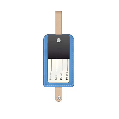 Бирка на чемодан Country. Под заказ (Без цвета)