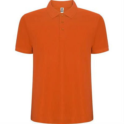 Футболка поло PEGASO PREMIUM мужская, КРАСНЫЙ L (Оранжевый)