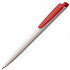 Ручка шариковая Senator Dart Polished, бело-красная - Фото 1