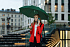 Зонт-трость Promo, темно-зеленый - Фото 5