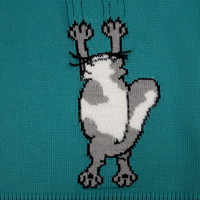 Свитер оверсайз Tricksy Net Grunge на заказ, акрил