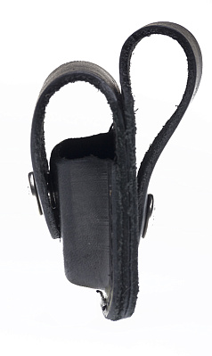 Чехол ZIPPO для широкой зажигалки, с отверстием для большого пальца, натуральная кожа, чёрный (Черный)