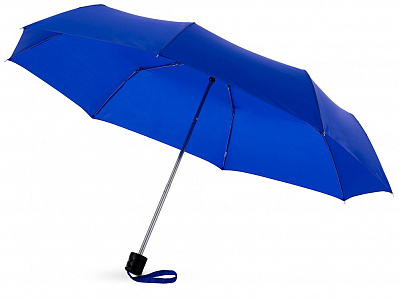 Зонт складной Ida (Ярко-синий/черный)