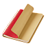 Ежедневник Vista недатированный, красный/бежевый - Фото 1