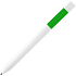 Ручка шариковая Swiper SQ, белая с зеленым - Фото 2