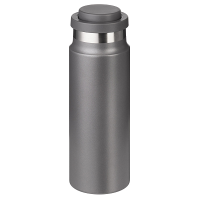 Термобутылка вакуумная герметичная Allegra, серая