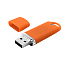Флешка “Shape” с покрытием Софт Тач 16 GB, оранжевая - Фото 2