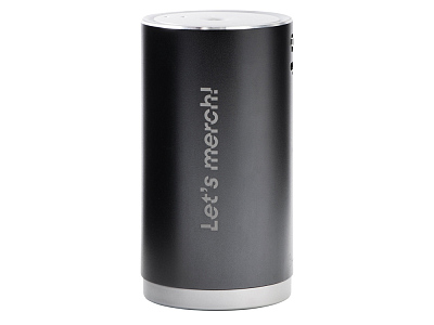 Портативный увлажнитель воздуха с функцией санитайзера Clain с гравировкой (Графит/серебристый)