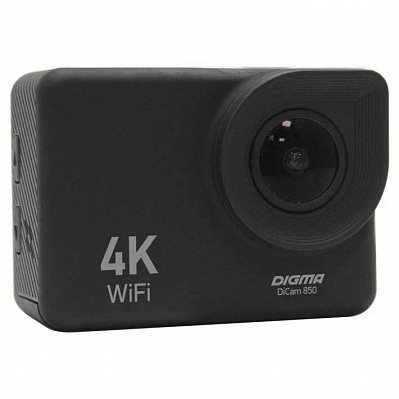 Экшн-камера Digma DiCam 850, черная (Черный)
