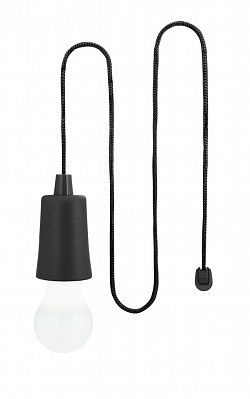 Лампа портативная Lumin, черная (Черный)