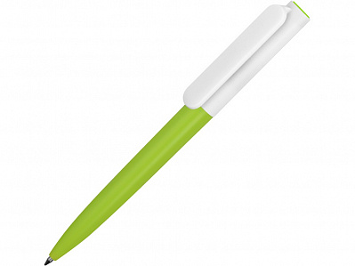 Ручка пластиковая шариковая Umbo BiColor (Зеленое яблоко/белый)