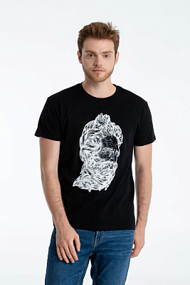 Футболка Tattoo Inverted, черная (Чёрный)