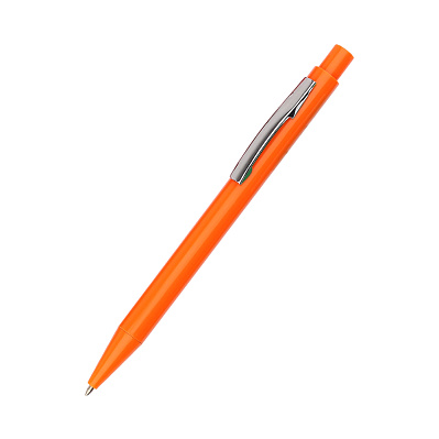 Ручка пластиковая Glory, оранжевая (Оранжевый)