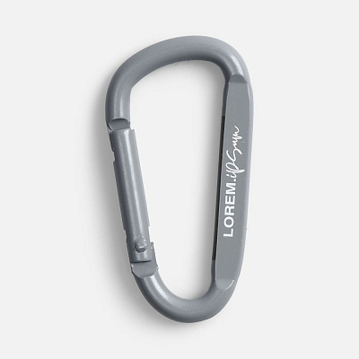 Карабин Raby, серый