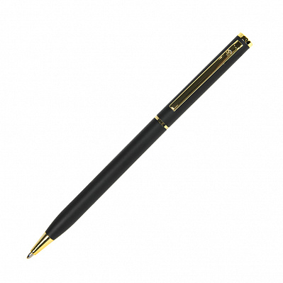 Ручка шариковая SLIM (Черный, золотистый)