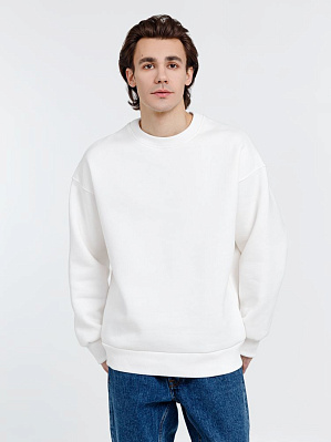 Свитшот оверсайз унисекс True Self, молочно-белый (Белый)