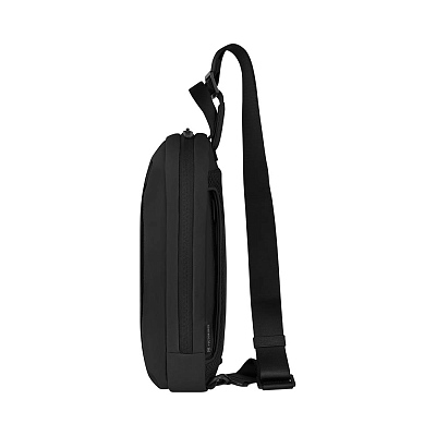 Рюкзак с одним плечевым ремнём VICTORINOX Travel Essentials, черный, полиэстер, 18x8x30 см