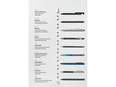 Промо-сет метталических ручек