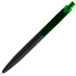 Ручка шариковая Prodir QS01 PRT-P Soft Touch, черная с зеленым - Фото 4
