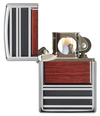 Зажигалка для трубок ZIPPO Pipe с покрытием High Polish Chrome, латунь/сталь,36x12x56 мм